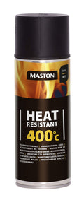Spraymaali Kuumakesto 400C musta 400 ml