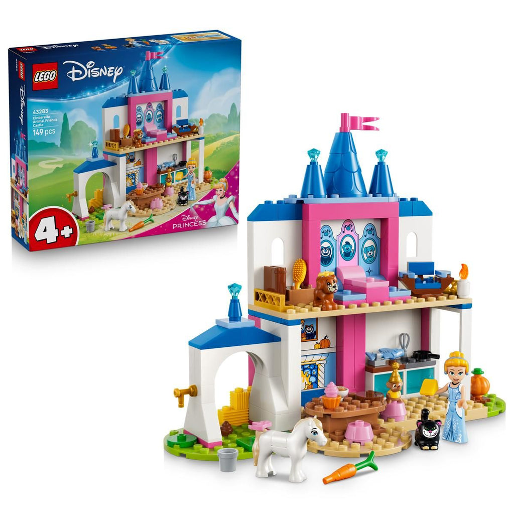 Lego Tuhkimon linna ja eläinystävät