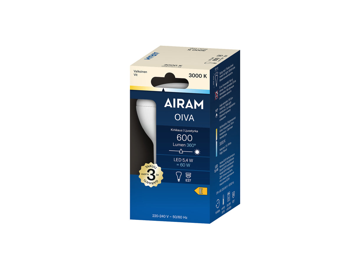 Airam Oiva Kohde E27 600 lm/3000k