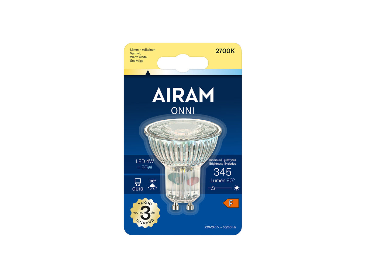 Airam Led GU10 345 lm/2700k