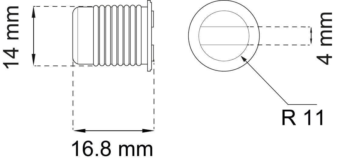 Magneettisalpa 2732 12X14 valk IP