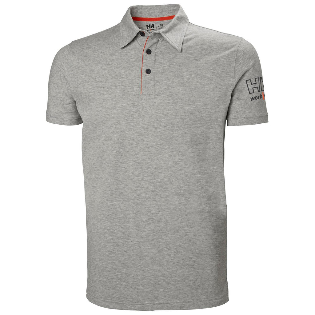 Helly Hansen Work Wear Kensington Polo-Paita harmaa Mukavuus kohtaa tyylin – Kensington-poolopaita on kevyt