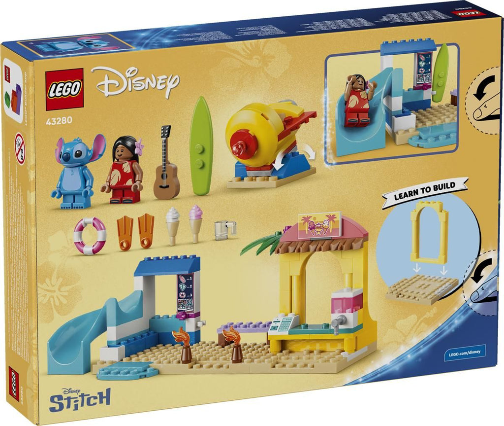 Lego Rantahupia Lilon ja Stitchin kanssa