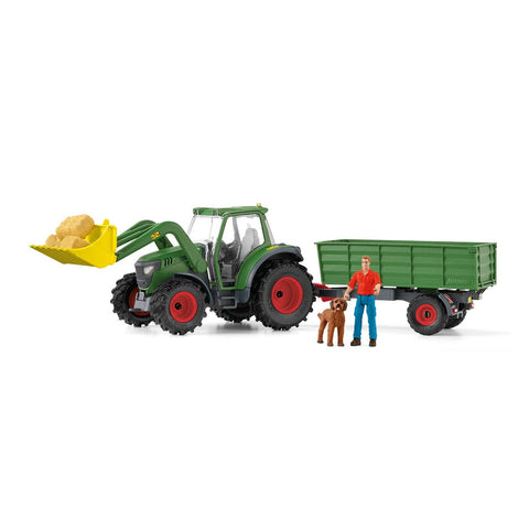 Schleich traktori+peräkärry