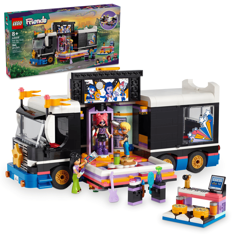 Lego Friends Poptähtien kiertuebussi 42619