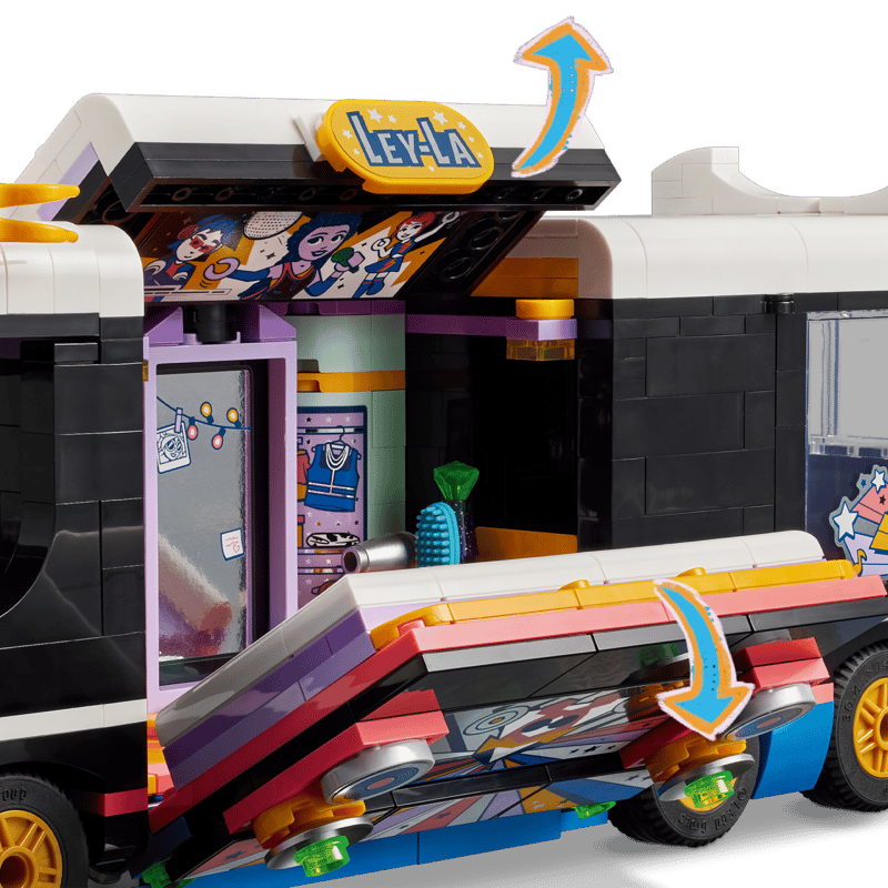 Lego Friends Poptähtien kiertuebussi 42619