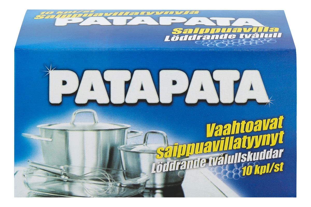 PataPata Saippuavillatyyny 10 kpl/pkt