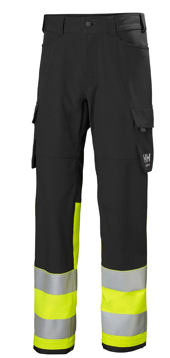 Helly Hansen Alna 4X cargo housut Keltainen/harmaa Alna 4X:n avulla tuomme kevyita ja kestavia 4-suuntaan venyvia