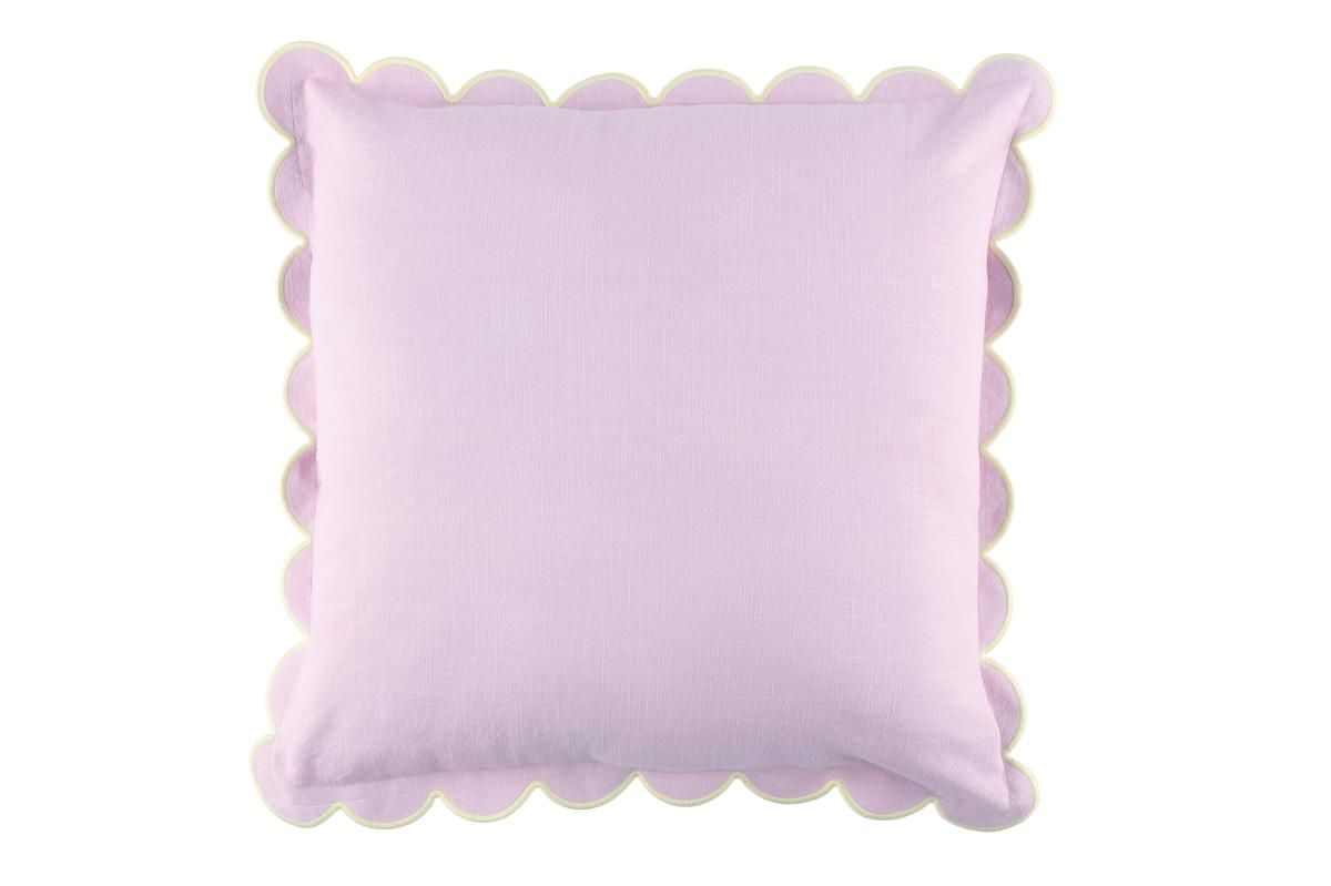 Fanni K Koristetyyny Scallop 50x50 Laventeli