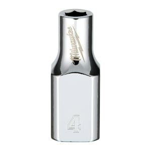 Hylsy 1/4 lyhyt 4 mm
