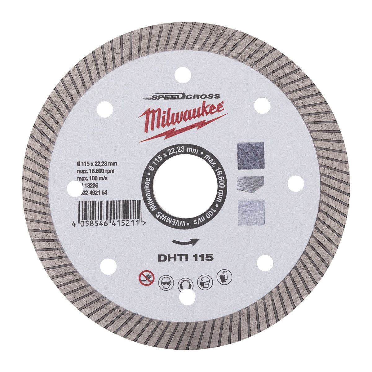 Timantlaikka spd.crdhti 125 mm Milwaukee