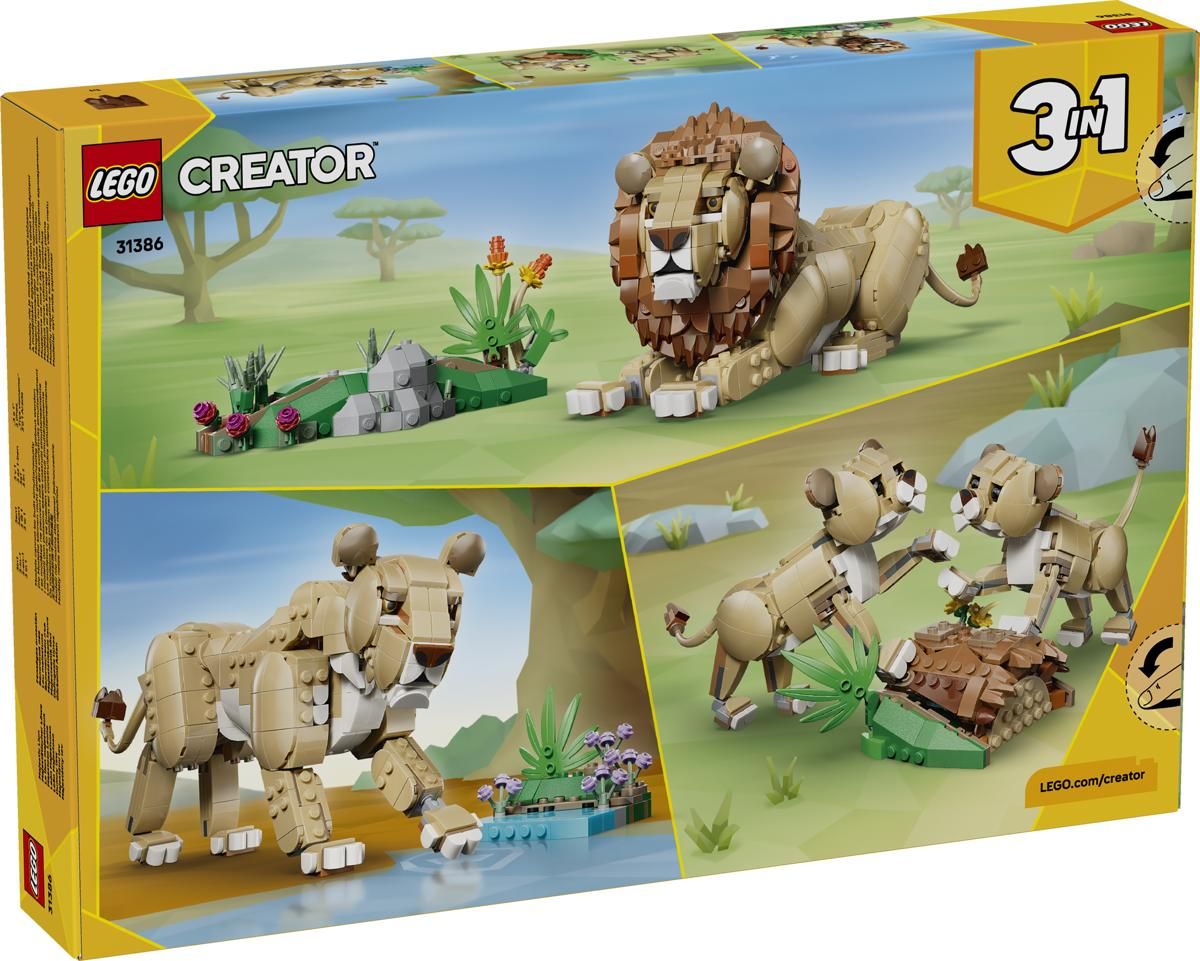Lego Villieläimet: uljas leijona