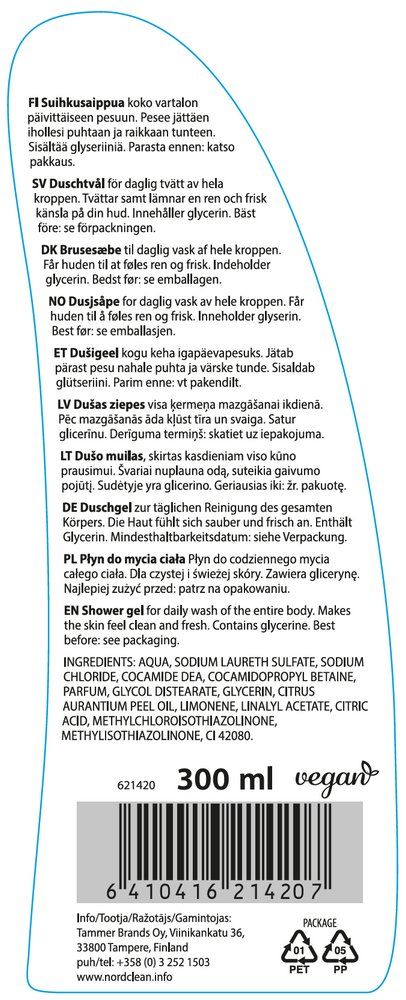 Nord Clean Suihkusaippua sport