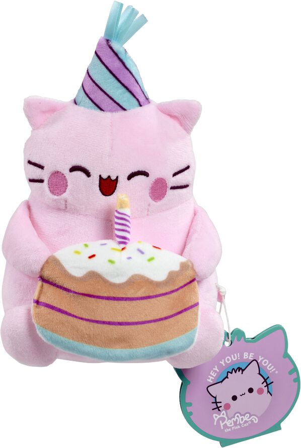 Pembe Plush 15 cm laj. The Pink Cat
