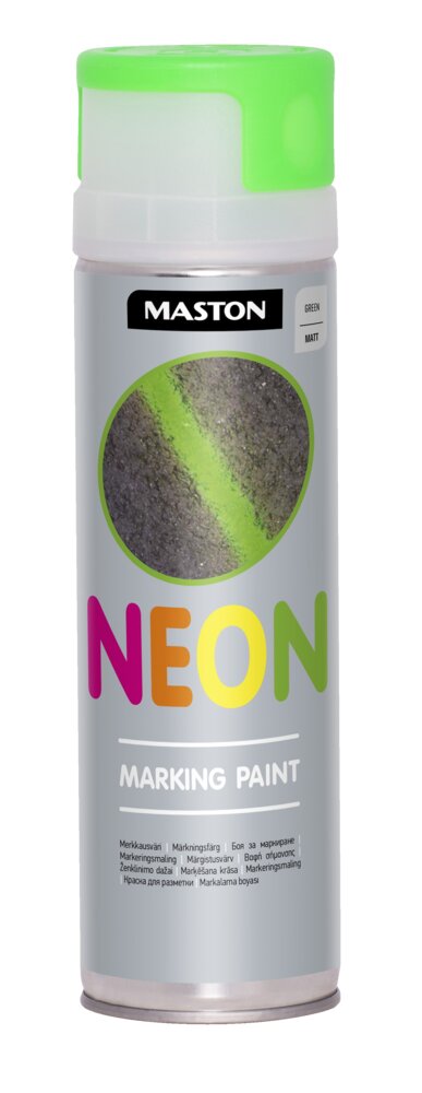 Merkkausvärispray neon vihreä 500 ml