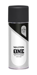 Spraymaali one - Satiini musta RAL9005 400 ml