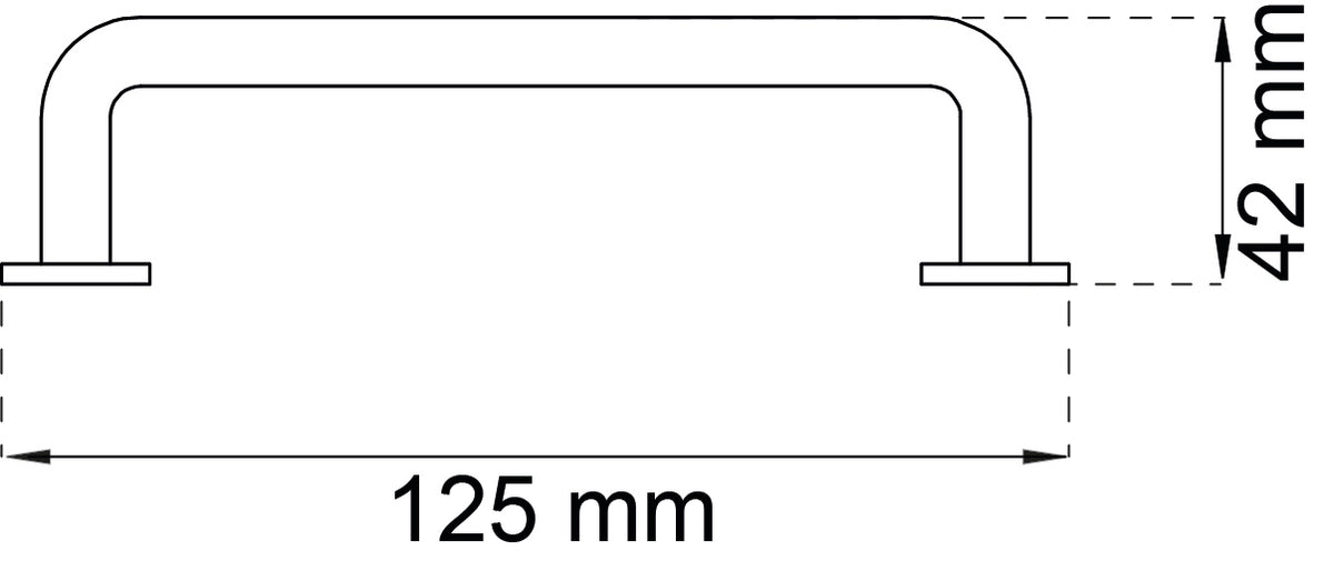 Lankavedin 1106 suora 8X100 kromi