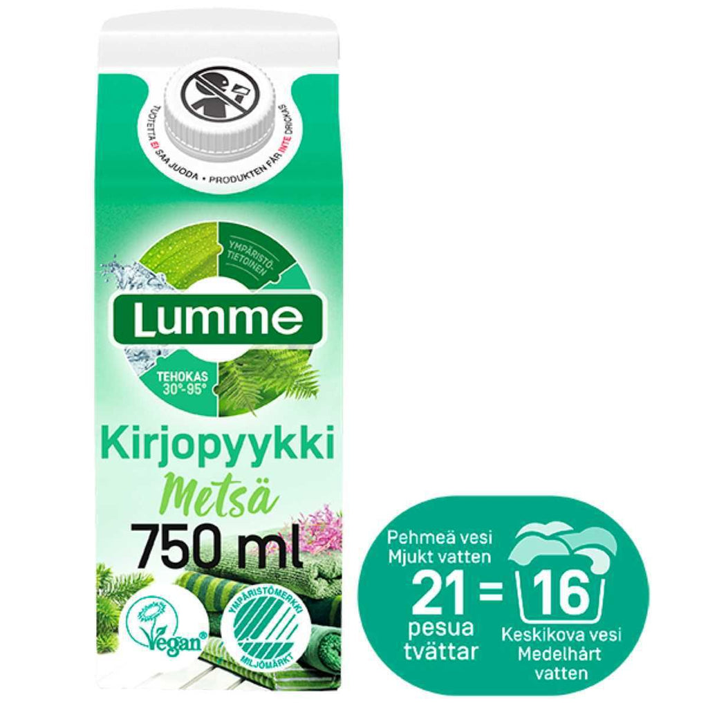 Lumme Kirjopyykki Pesuneste Metsä 750 ml