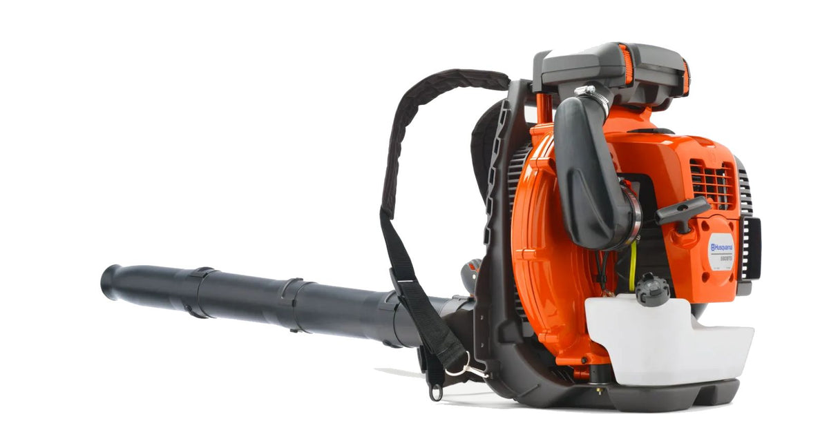 Husqvarna 580BTS, 75,6cm3, 3,3 kw, virtaus 26 m³/ min, ilman nopeus 236KH/h, puh.teho 40N