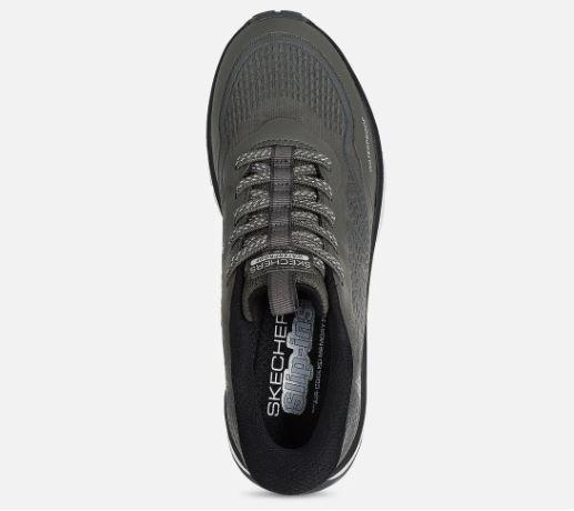 Skechers naisten Slip-ins: Switch Back - Mist - Waterproof - Olive Valmiina ulkoiluun talla vedenpitavalla ja mukavalla