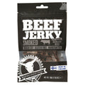 Kuivalihakundi Beef Jerky Savu naudanpaisti, gluteeniton soijakastike (vesi, soijaproteiinihydrolysaatti, suola),