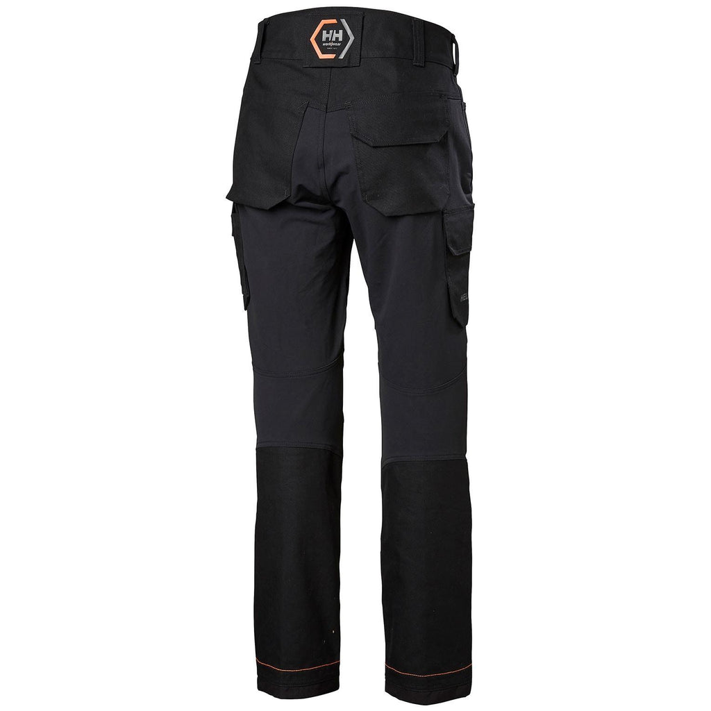 Helly Hansen Work Wear Chelsea Evolution Tyohousut musta - Paamateriaali neljaan suuntaan joustava 93% polyamidia, 7%
