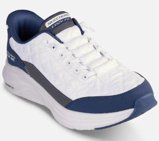Skechers miesten Slip-ins: Contour Foam - Cozy Fit - Valkoinen Anna jalkojesi nauttia vaivattomasta mukavuudesta Skechers