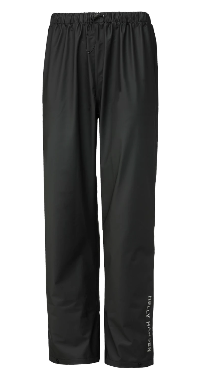 Helly Hansen Work Wear Voss Vedenpitavat Sadehousut mustat Voss-housut on valmistettu taysin tuulenpitavasta ja