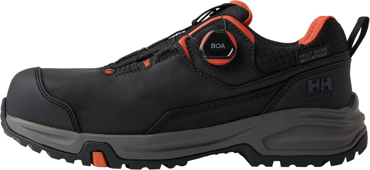 HELLY HANSEN TURVAJALKINEET MANCHESTER LTR LOW BOA S7S MUSTA Matalissa Manchester LTR BOA S7S -jalkineissa on lapaisyvastus
