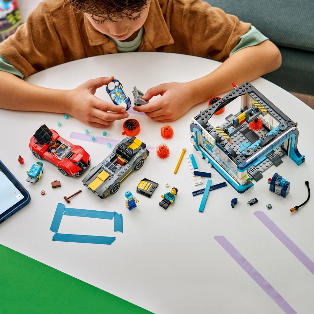 Lego Läpiajettava autopesula