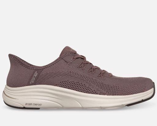 Skechers naisten Relaxed Fit: Slip-ins: D'Lux Comfort 2.0 - Supernova - Brown Koe kevyt ja iskuja vaimentava mukavuus