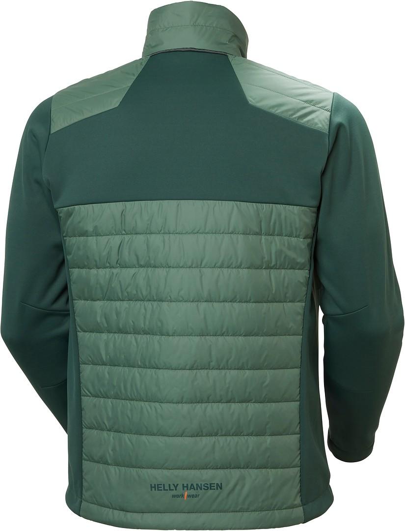 HELLY HANSEN HYBRIDITAKKI OXFORD SPRUCE Eristetty Oxford Hybrid -takki on laatutietoisen ammattilaisen tyotakki. Mukavuus on