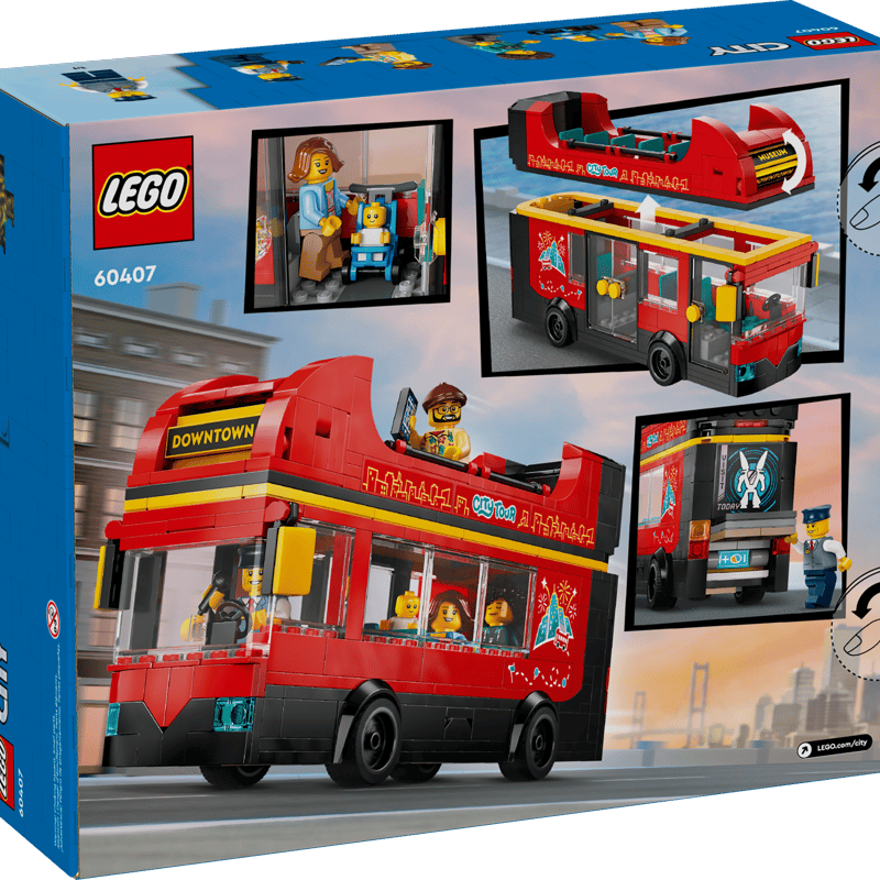 Lego Punainen kaksikerroksinen turistibussi