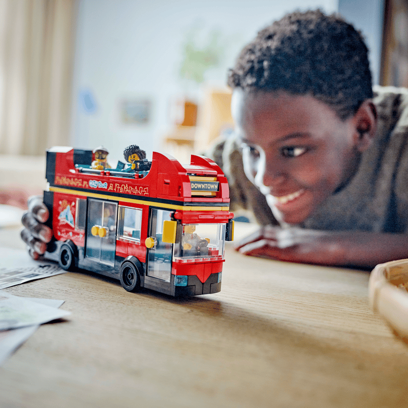 Lego Punainen kaksikerroksinen turistibussi