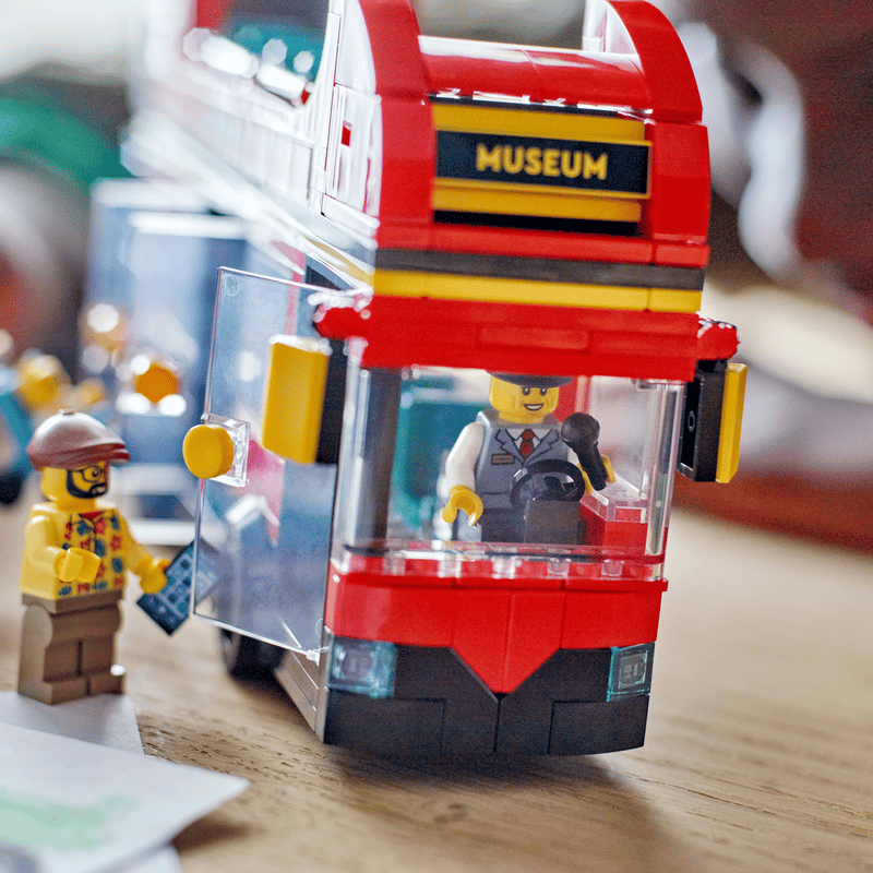 Lego Punainen kaksikerroksinen turistibussi