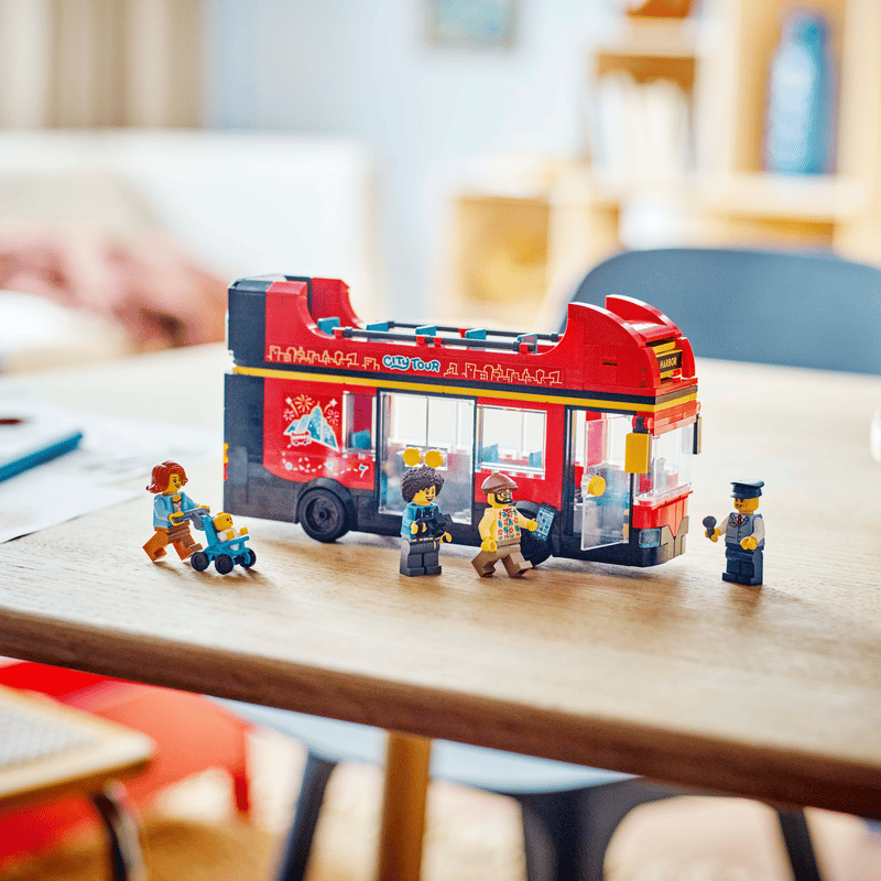 Lego Punainen kaksikerroksinen turistibussi