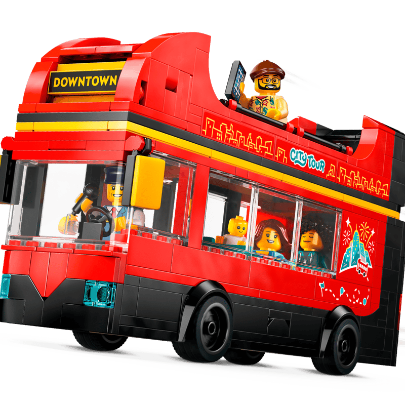 Lego Punainen kaksikerroksinen turistibussi