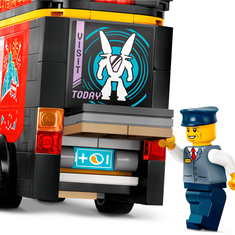 Lego Punainen kaksikerroksinen turistibussi