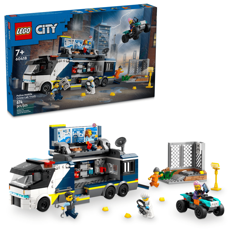 Lego Poliisin rikoslaboratorioauto 60418