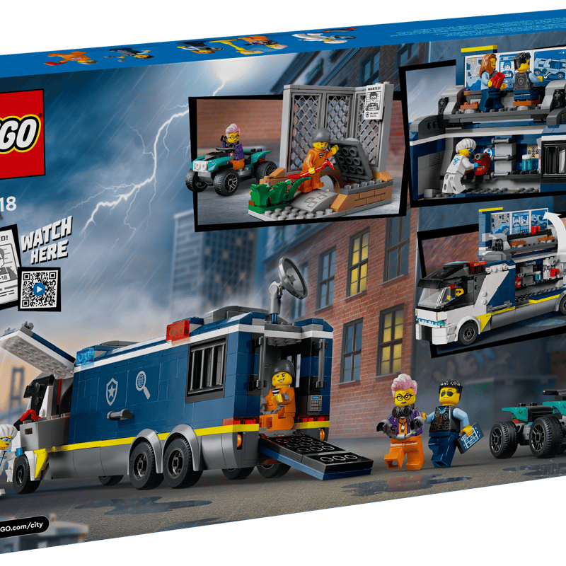 Lego Poliisin rikoslaboratorioauto 60418