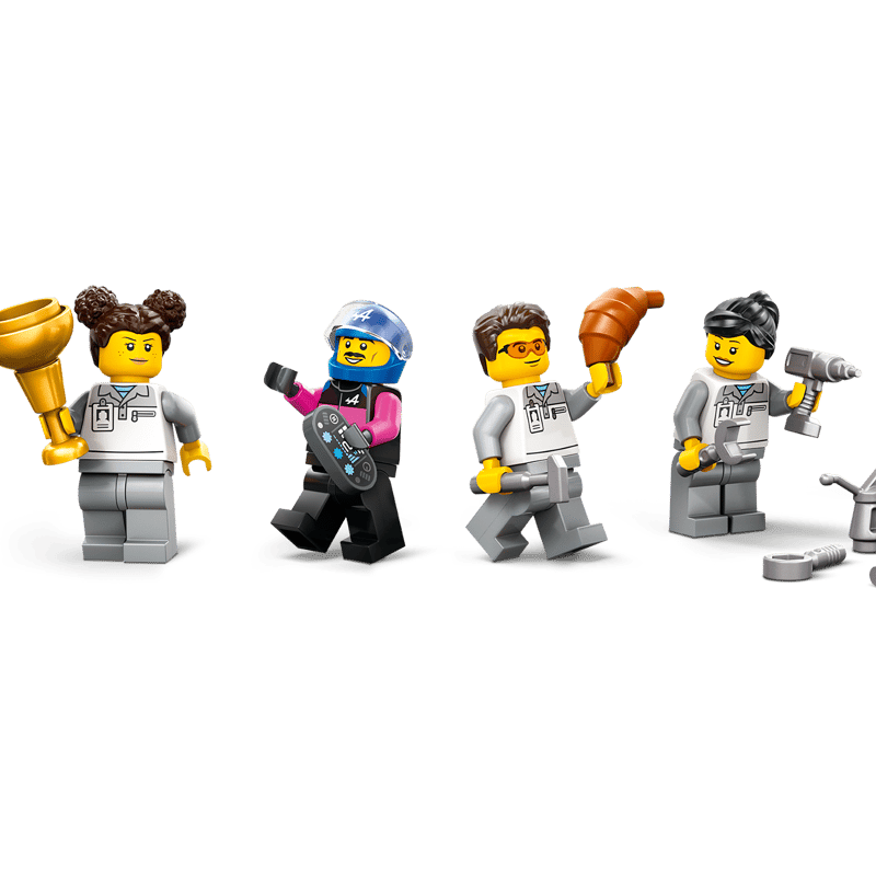 Lego F1®-talli ja Mercedes-AMG‑ ja Alpine-autot 60444