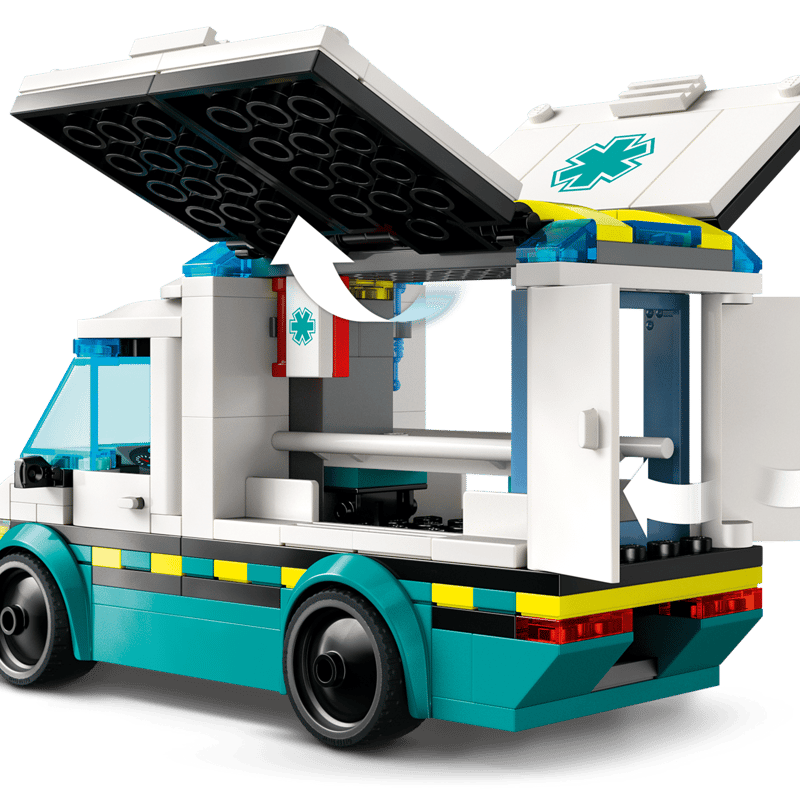 Lego Ambulanssi hälytysajoihin