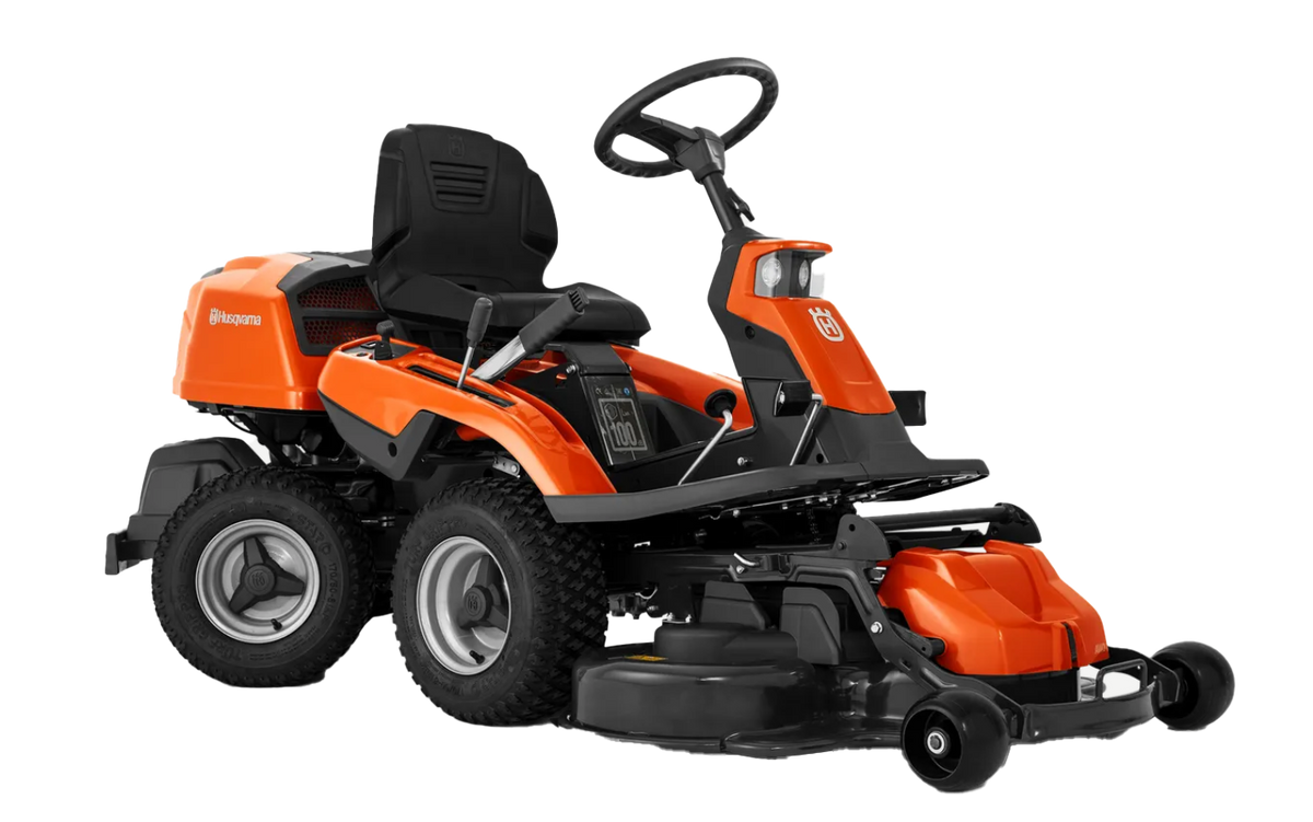 R216TAWD, ei leikkuul, Husqvarna HV 586AE, hydro Nelivetoisessa Rider-leikkurissa helppokayttoisyys ja erinomainen