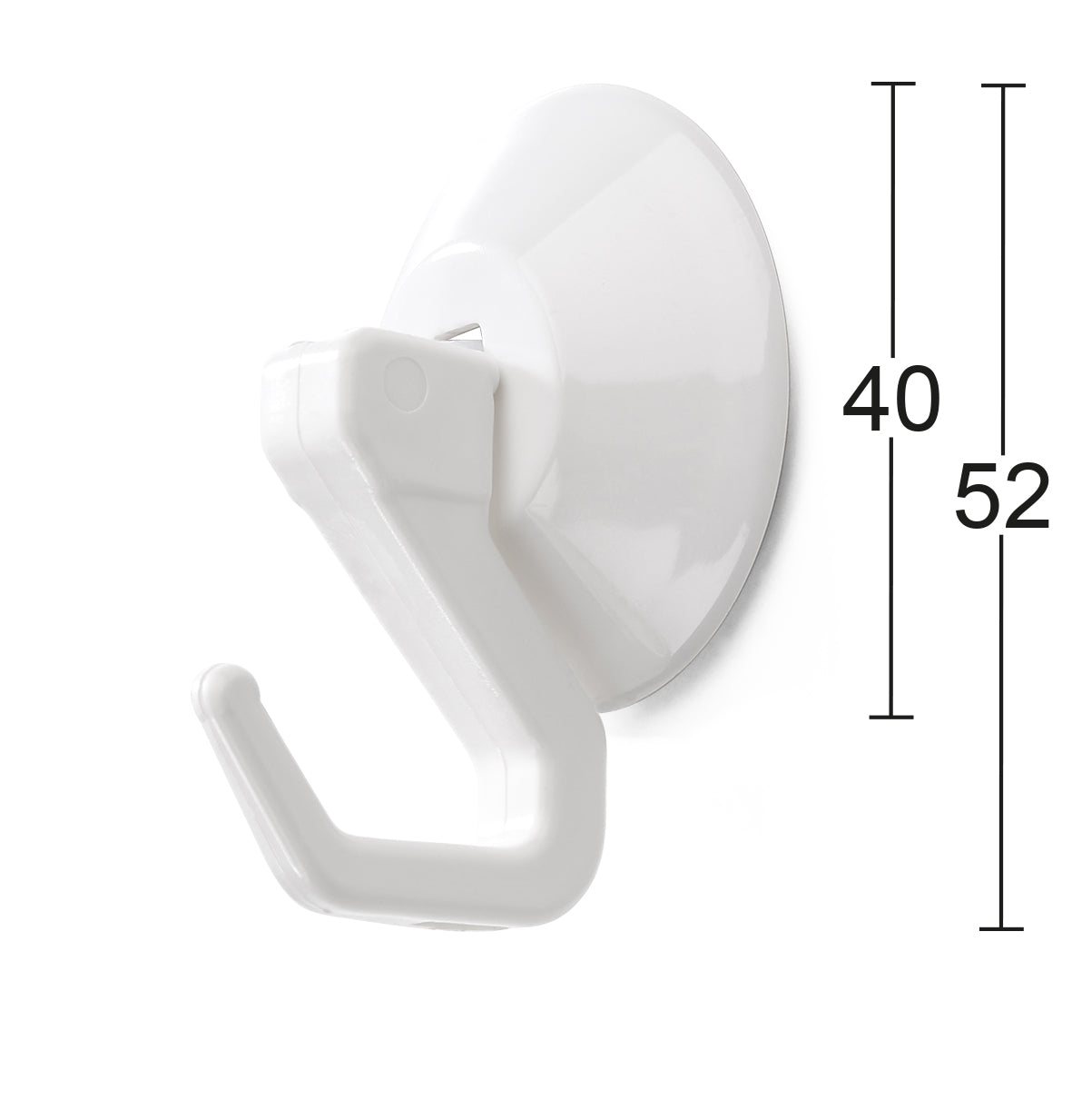 Imukuppikoukku 3260 valk muovi