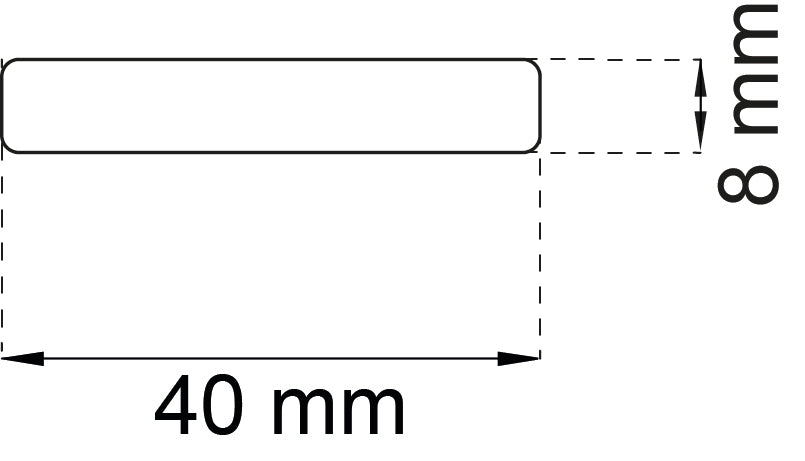 Poratappi 8X40 koivu 30 kpl