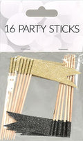 Party Coctailtikku Glitter 16 kpl