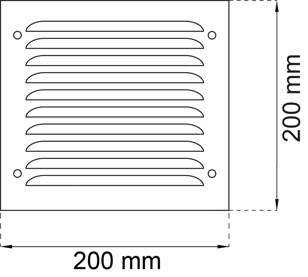 Ulkosäle us 200X200 alum