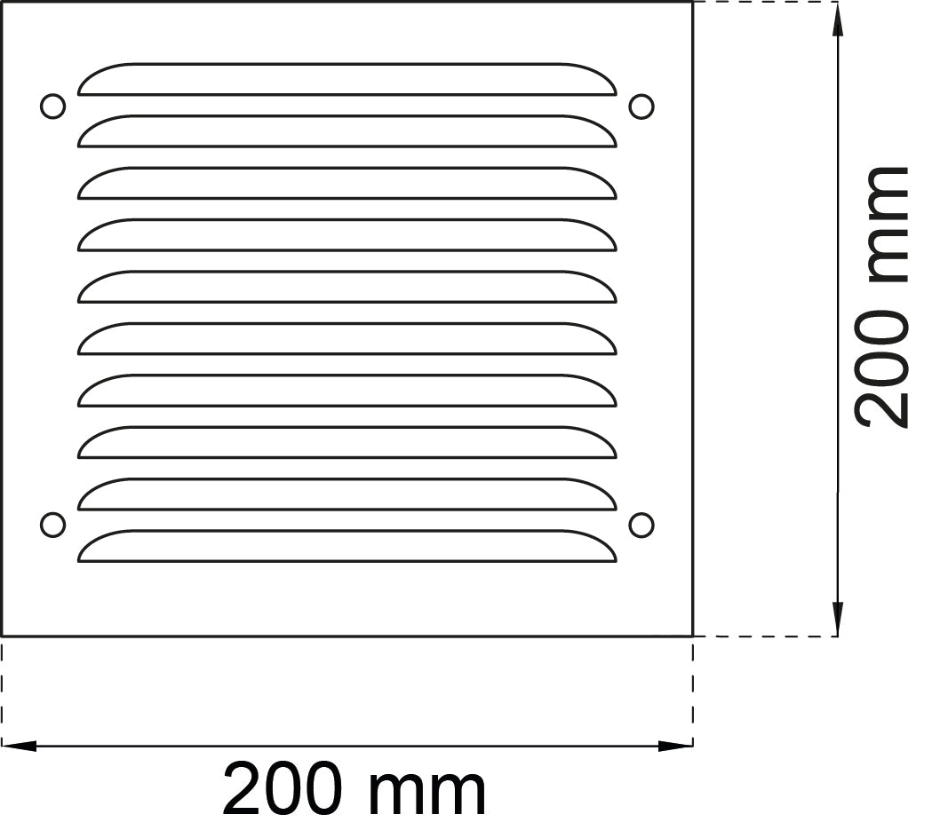 Ulkosäle us 200X200 alum