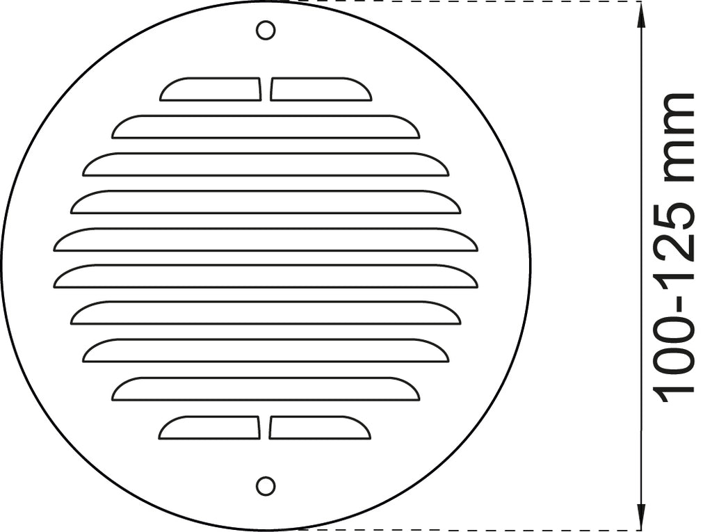 Ulkosäle us 100-125 valkoinen