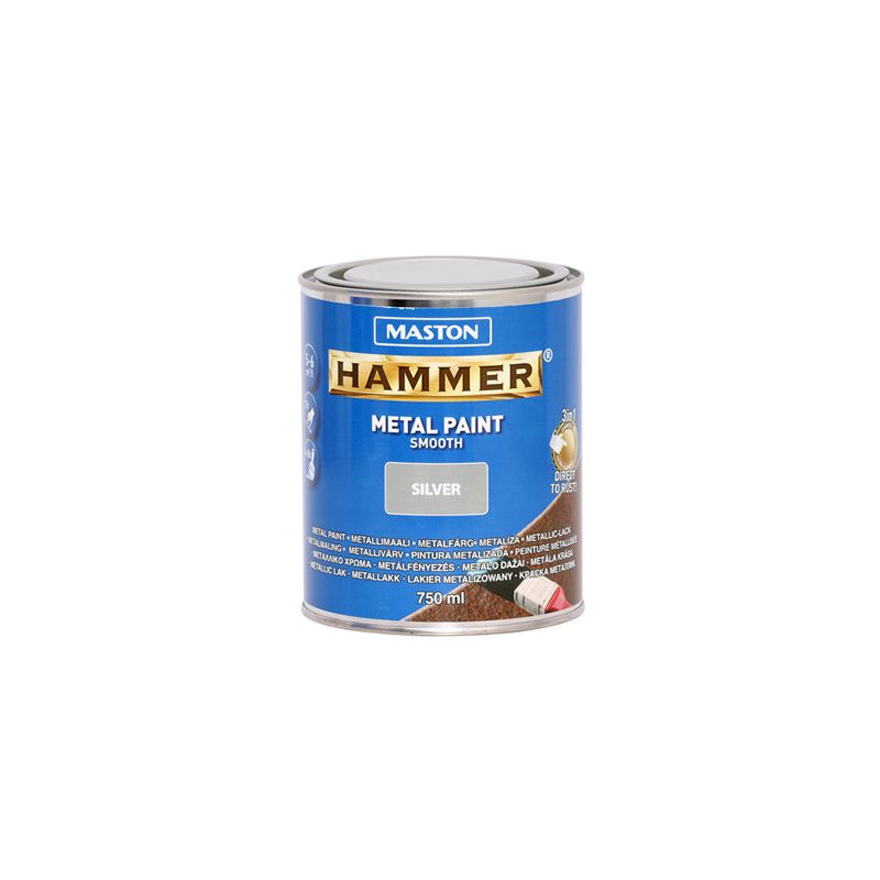 Maali Hammer Sileä hopea 750 ml